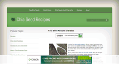 Desktop Screenshot of chiaseedrecipes.com